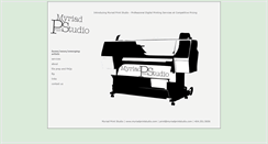 Desktop Screenshot of myriadprintstudio.com